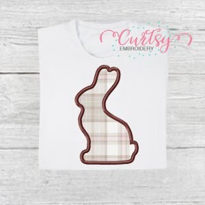 Chocolate Easter Bunny Applique