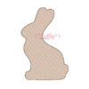 Chocolate Easter Bunny Quick Stitch Embroidery Design Logo