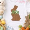Chocolate Easter Bunny Quick Stitch Embroidery Logo 2