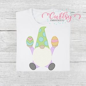 Easter Gnome Quick Stitch Embroidery