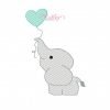 Elephant Quick Stitch Embroidery Design