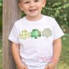 Shamrock Trio Bean Stitch Applique lifestyle logo