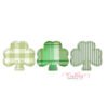 Shamrock Trio Quick Stitch Embroidery Applique Design