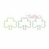 Shamrock Trio Quick Stitch Embroidery Design Shamrock Trio Quick Stitch Embroidery Design