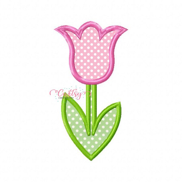 Tulip Applique Embroidery Design Tulip Applique Embroidery Design