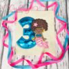 3rd Birthday Mermaid with Afro Applique Design LOGO 3rd Birthday Mermaid with Afro Applique Design LOGO