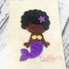 Cute Mermaid Afro Applique Picture 5 Cute Mermaid Afro Applique Picture 5