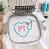 PT Hearth Stethoscope Embroidery Design _ Logo 3