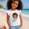 Curly Mermaid Applique Design _ Logo 3
