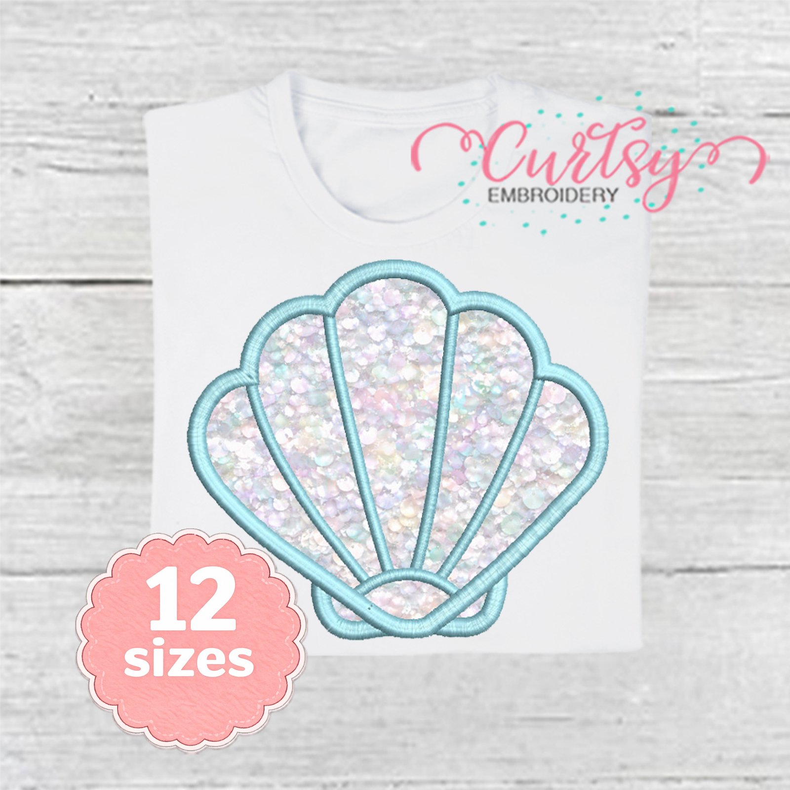 Seashell Applique Design 2000