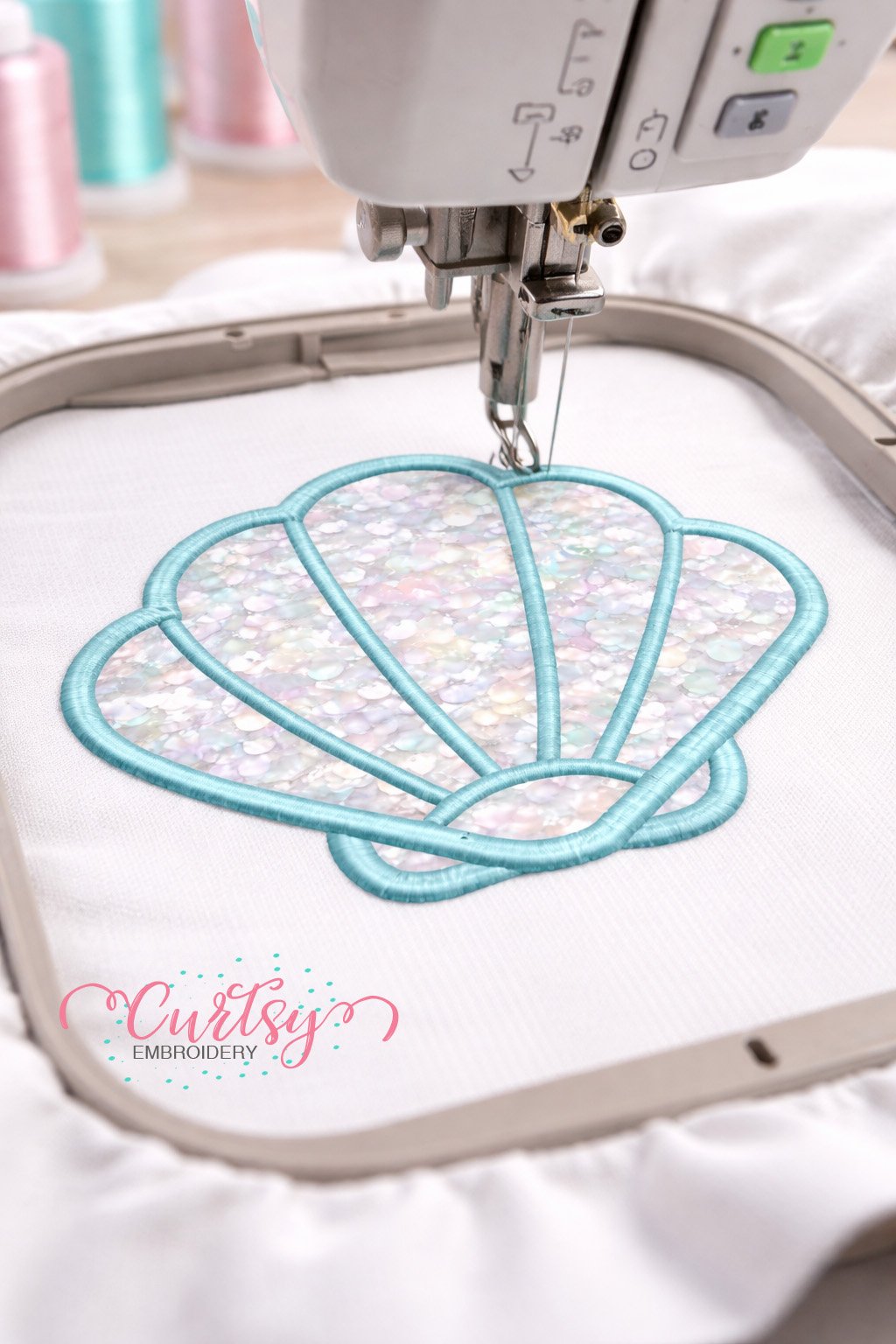 Seashell Applique Design Logo 3 – Copy