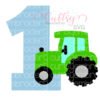 1st Birthday Tractor SVG Cut File
