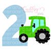 2nd Birthday Tractor SVG Cut File 2nd Birthday Tractor SVG Cut File