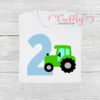 2nd Birthday Tractor SVG picture 1 2nd Birthday Tractor SVG picture 1