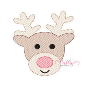 Boy Reindeer Quick Stitch Embroidery