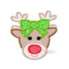 Reindeer Girl Applique Embroidery Design