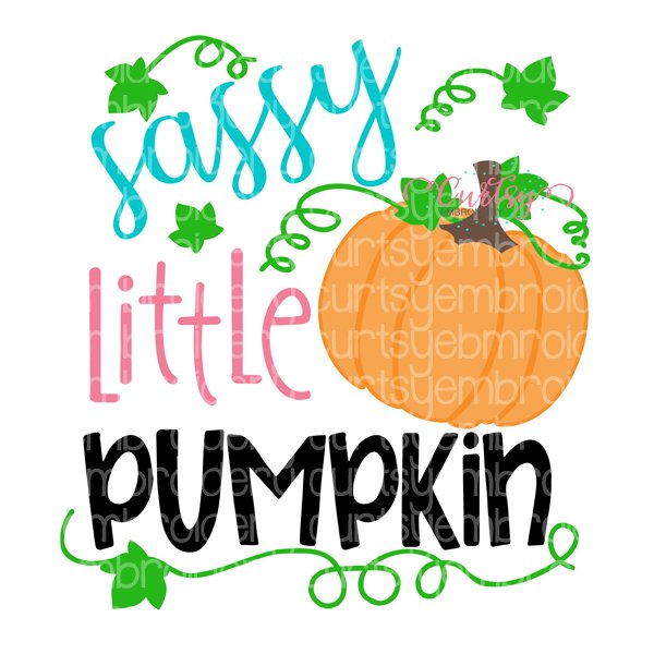 Sassy Little Pumpkin SVG Cutting File Sassy Little Pumpkin SVG Cutting File