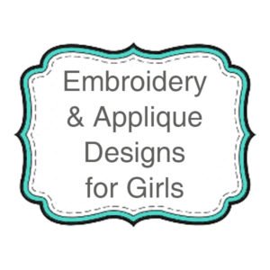 Embroidery Designs for Girls