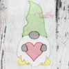 Heart Gnome Quick Stitch Embroidery Design