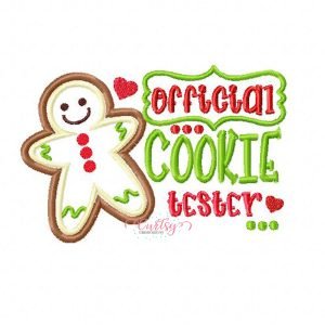 Official Cookie Tester Applique