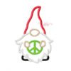 Peace Gnome Applique Design Peace Gnome Applique Design