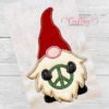 Peace Gnome Applique Picture 1 Peace Gnome Applique Picture 1
