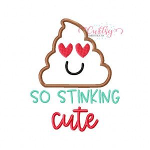 So Stinking Cute Applique Design