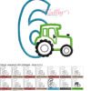 6 Tractor Applique MAP 6 Tractor Applique MAP