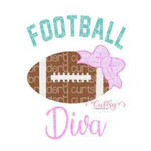 Football Diva SVG Design File