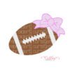 Football with Bow SVG File Football with Bow SVG File