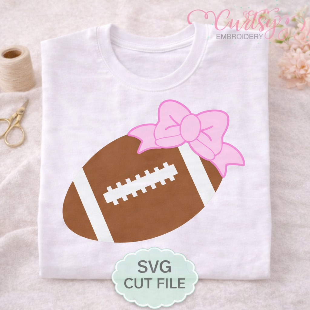 Football with Bow etsy hero image