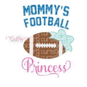 Mommy's Football Princess SVG