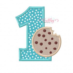 1st Birthday Cookie Applique