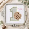 1st Birthday Cookie Applique Design _ Logo 3