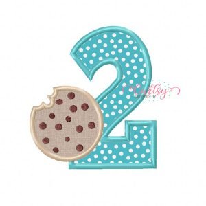 2nd Birthday Cookie Applique