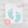 Baby Footprints Embroidery Design 600
