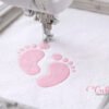 Baby Footprints Embroidery Design Lifestyle Image 4