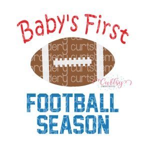 Baby's First Football Season SVG