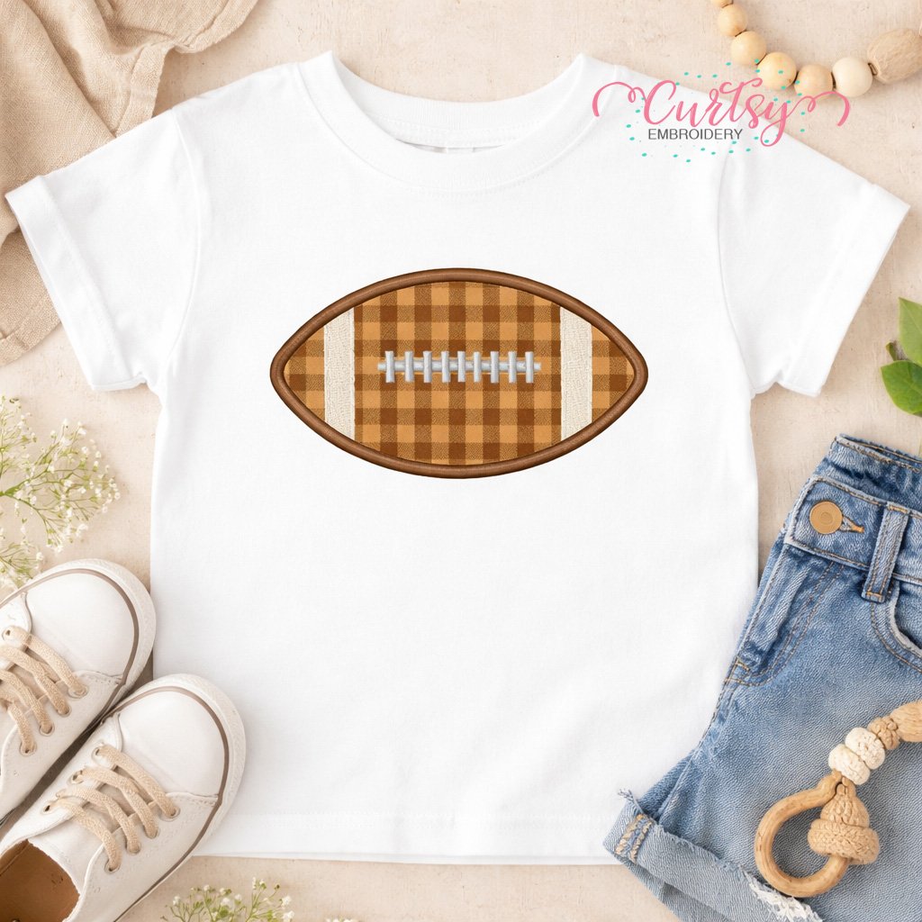 Football Applique Design _ Logo 1