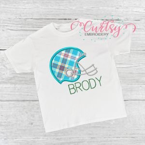 Football Helmet Applique