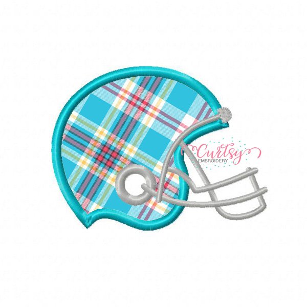 Football Helmet Applique Embroidery Design Football Helmet Applique Embroidery Design