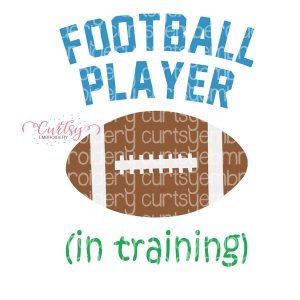 Football Player In Training SVG