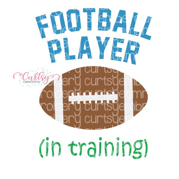 Football Player In Training SVG Football Player In Training SVG