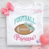 Football Princess Applique Design _ Etsy 2000