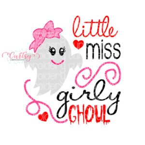 Little Miss Girly Ghoul SVG