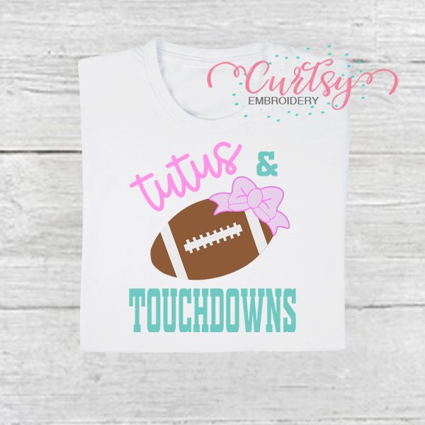 Tutus and Touchdowns SVG Picture 1 Tutus and Touchdowns SVG Picture 1