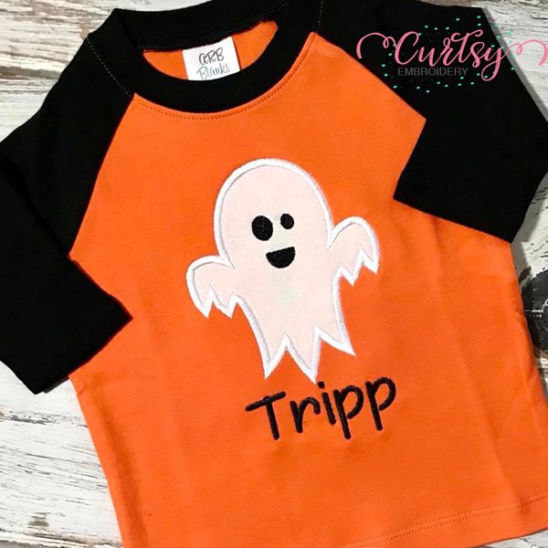 Cute Ghost Applique Design Picture 2