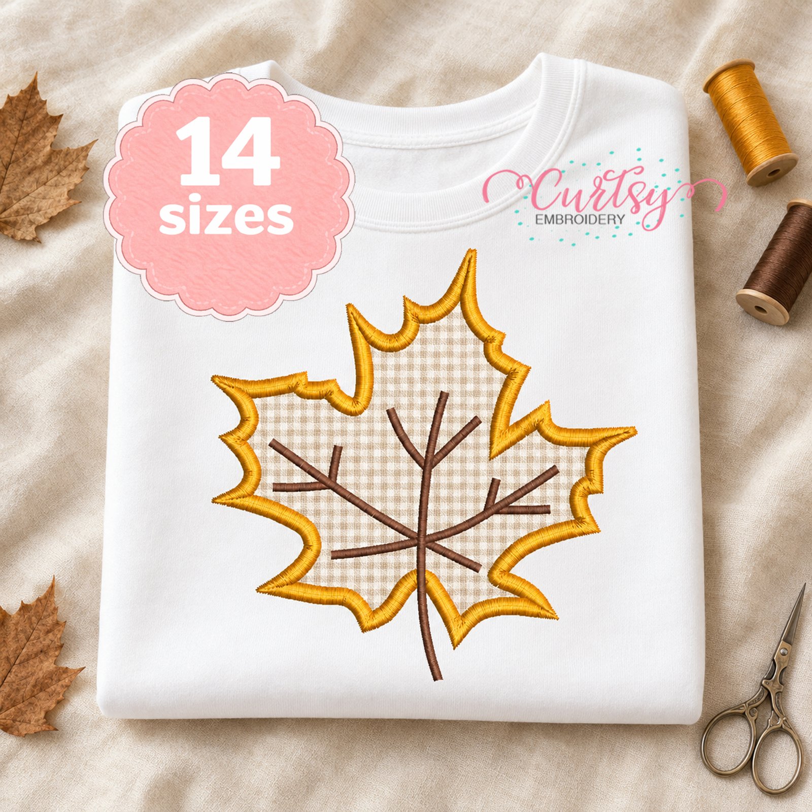 Fall Leaf Applique Design _ Etsy 2000 Fall Leaf Applique Design _ Etsy 2000