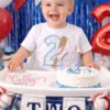 2nd Birthday Baseball Bat and Ball Applique Design Picture lifestyle logo 1