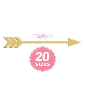 Arrow embroidery design machine embroidery file